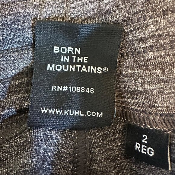 Kühl Womens Gray Heathered Drawstring Cargo Knit Pull On Pants Size 2 - Picture 9 of 12